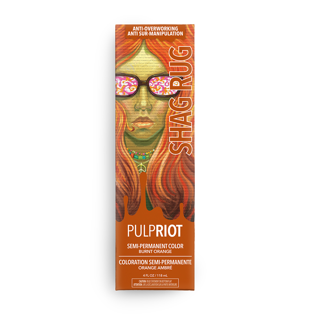 Shag Rug - 70's | Orange Semi-Permanent Hair Color | Pulp Riot