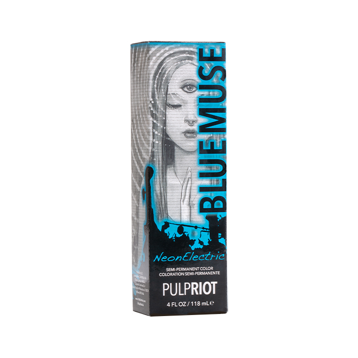 Blue Muse - Neon Electric | Blue Semi Permanent Hair Color | Pulp Riot