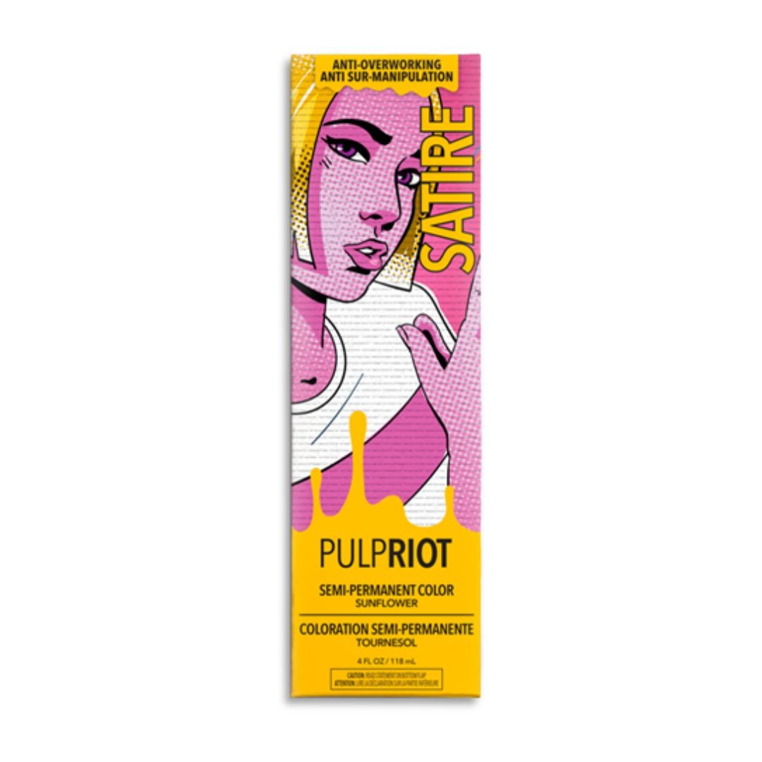 Satire - Neopop | Yellow Semi Permanent Hair Color | Pulp Riot Hair