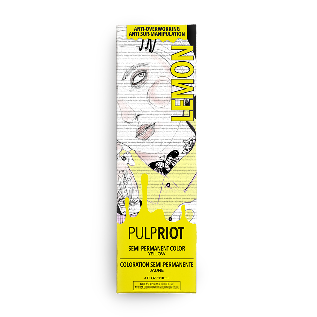 Lemon - OG Semis | Yellow Semi Permanent Hair Color | Pulp Riot