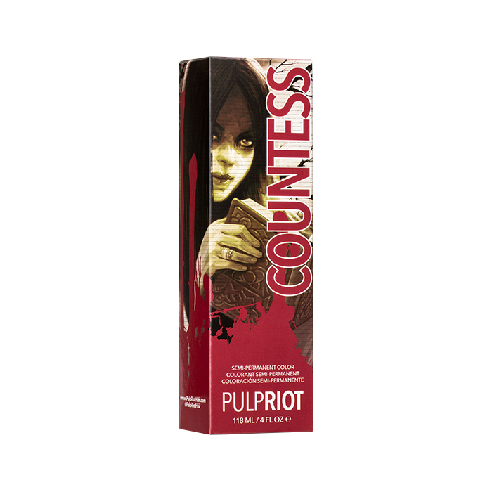 Countess - Raven | Crimson Semi Permanent Hair Color | Pulp Riot