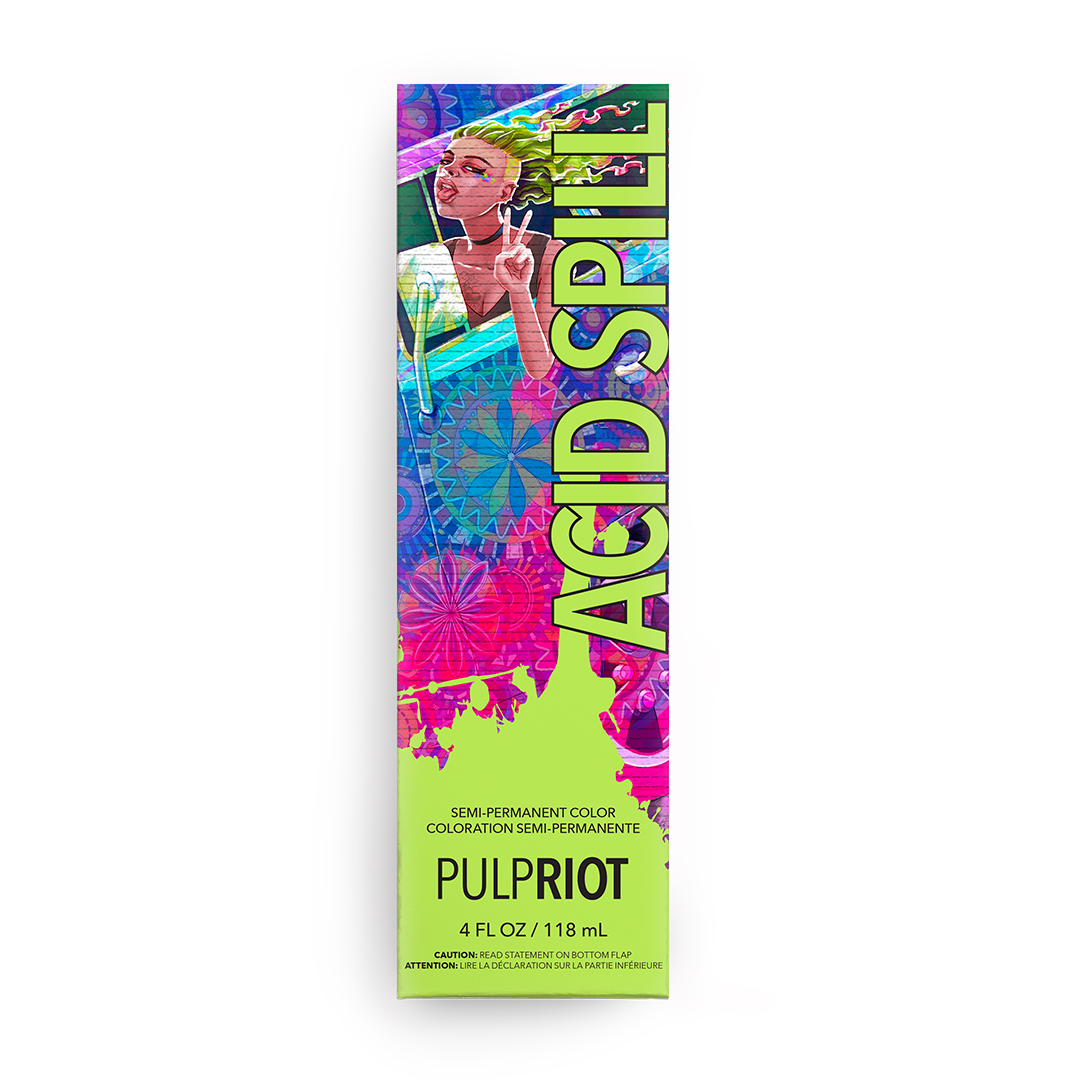 Acid Spill - Wild Ride | Green Semi-Permanent Hair Color | Pulp Riot
