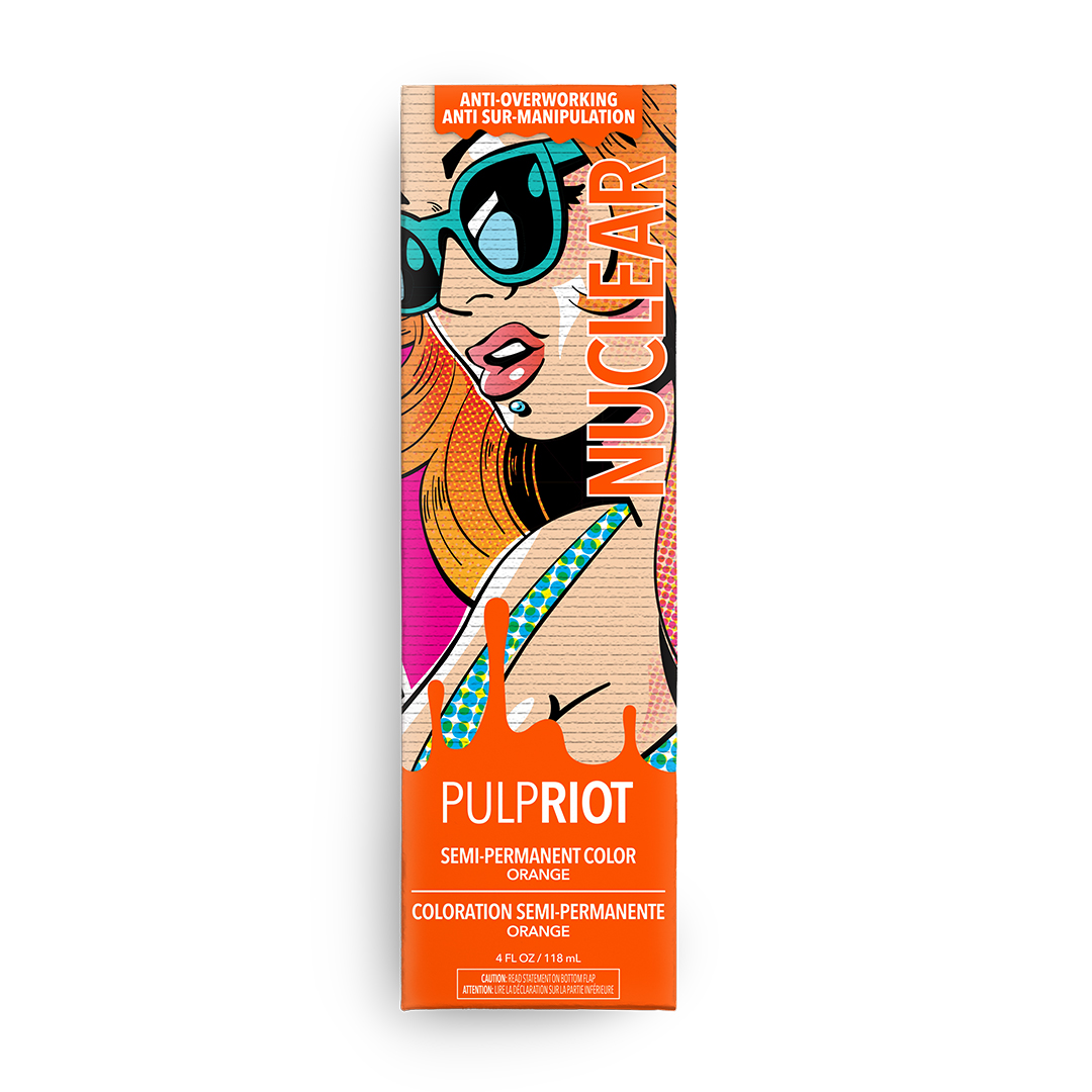 Nuclear - Neopop | Orange Semi Permanent Hair Color | Pulp Riot