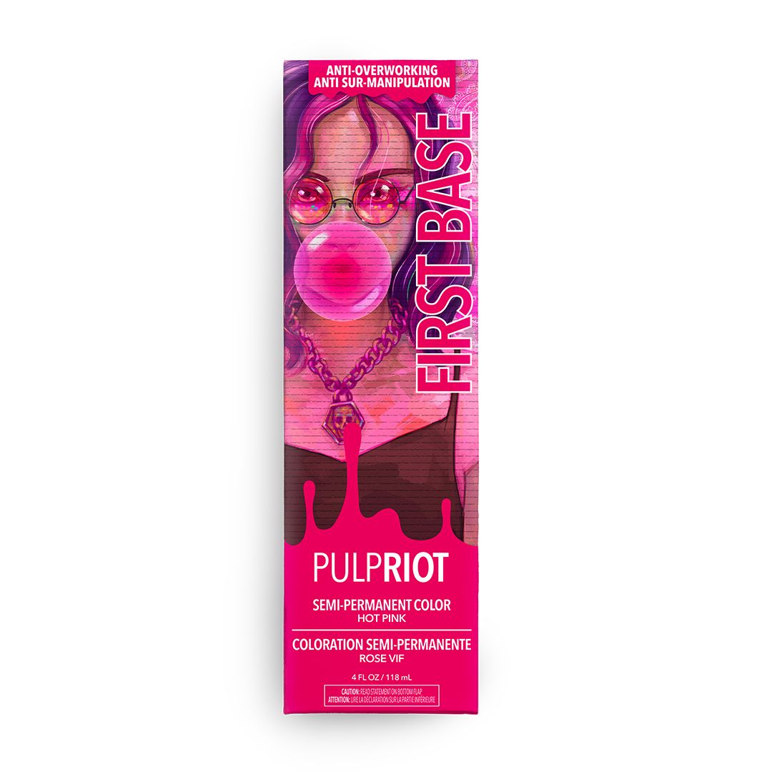 First Base - Wild Ride | Pink Semi-Permanent Hair Color | Pulp Riot
